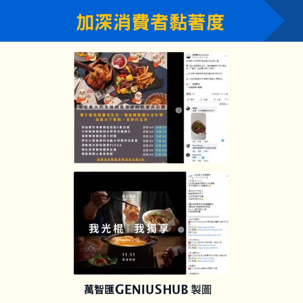 加深消費者黏著度