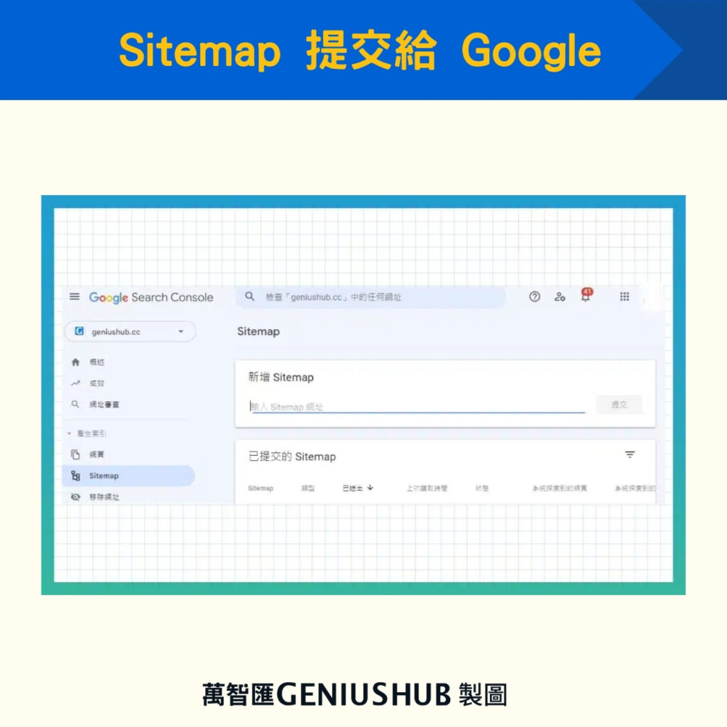 Sitemap 提交給 Google