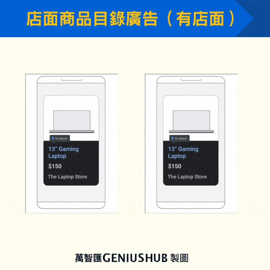 店面商品目錄廣告（有店面）