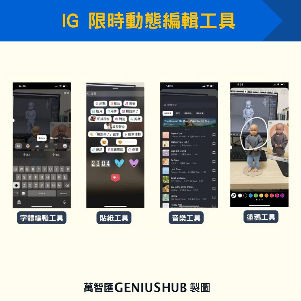 IG 限時動態編輯工具