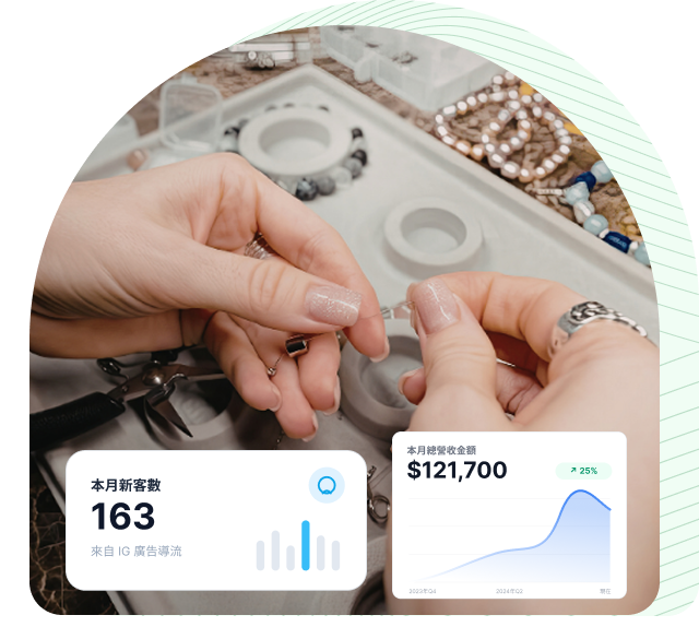 IG 廣告範例3 - 自營電商：原創飾品