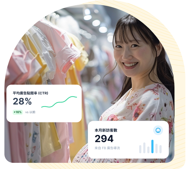 FB廣告範例2 - 自營電商：母嬰用品