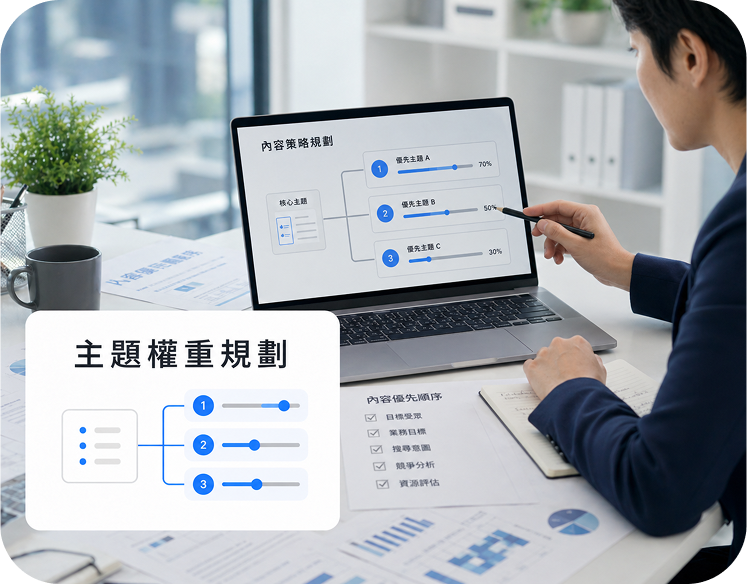 主題權重規劃