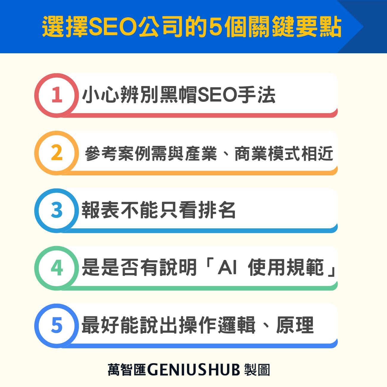 選擇SEO公司關鍵要點